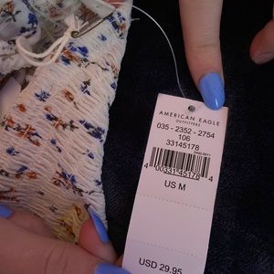 American eagle flowy tank top